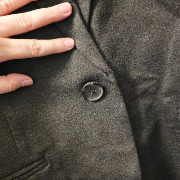 NWT Torrid Size 1 Charcoal Grey Ponte Blazer - Picture 3 of 6